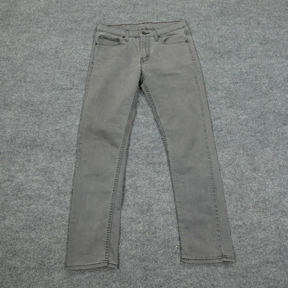 Levi's 511 Jeans Mens 32x32 Grey Slim Fit Stretch Denim Casual Modern